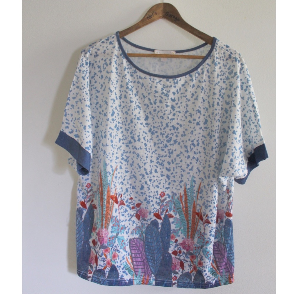 Suzanne Betro Weekend Bohemian Top Large Preowned